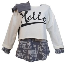 Pigiama donna Tuta casa in cotone TRE PEZZI Character P952 grigio