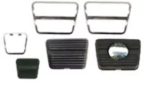 69-72 Camaro, Nova & FIREBIRD** DISC Brake & Clutch & Park Pedal Pad W/ Trim - Picture 1 of 1