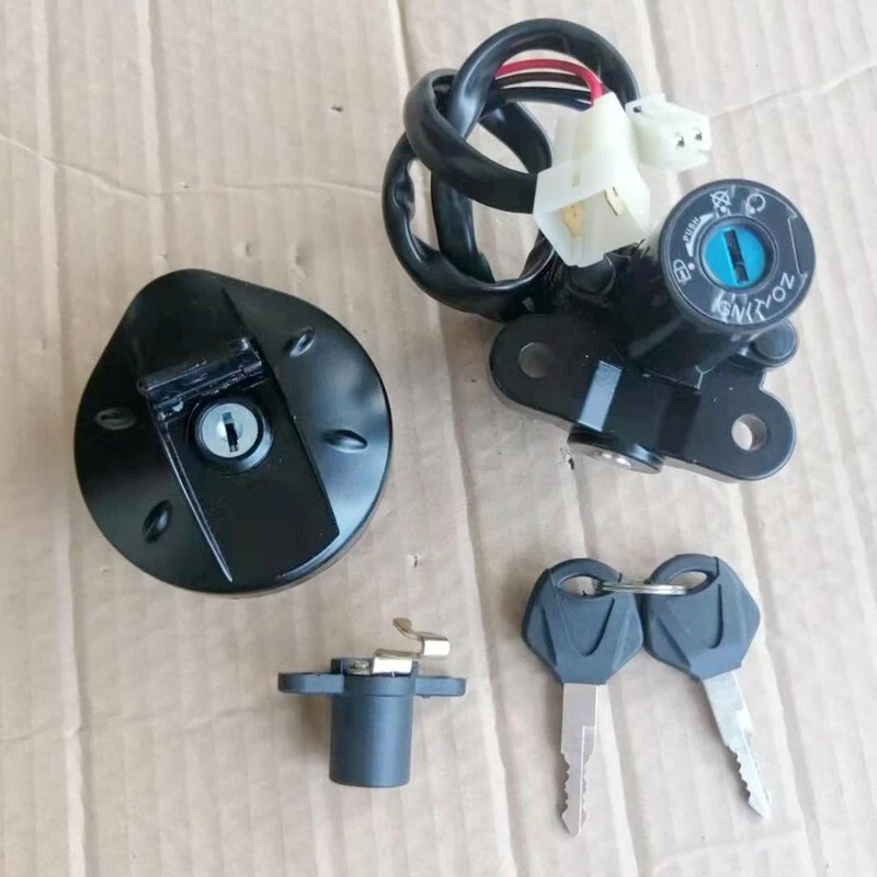 Interruptor de llave de encendido tapa de gas juego de bloqueo de asiento para Yamaha XT660 XT660R XT660X 04-14 Foto 1 de 4