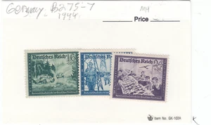 Germany  -  Scott # B275 - B277 -  Semi-postals - Mint Hinged - Picture 1 of 1