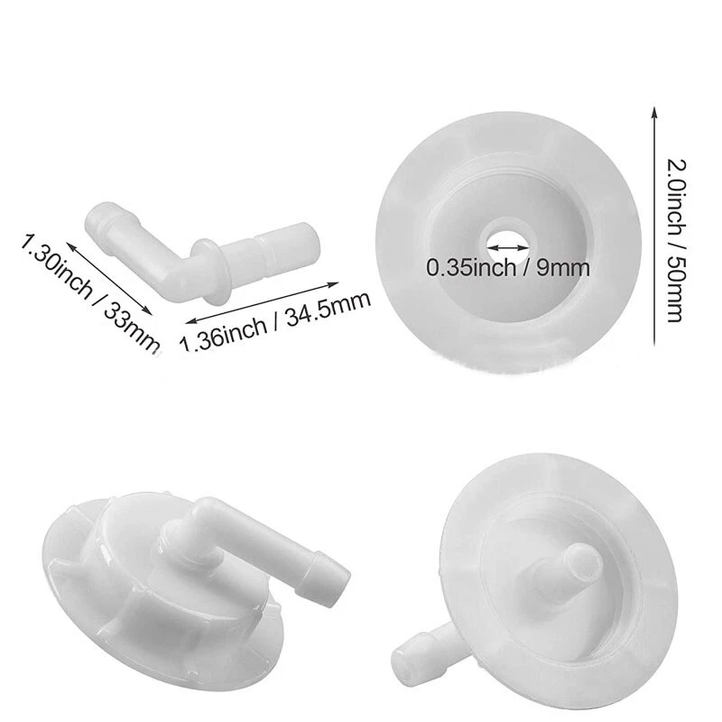 19102PM5A00+19106RNAA48 Engine Coolant Recovery Tank Cap w/Joint For Honda Foto 1 de 2