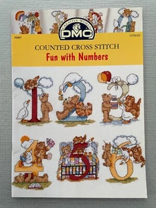 DMC Fun With Numbers Counted Cross Stitch Booklet NEW - Picture 1 of 3