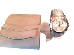 EBEL CLASSIC WAVE 7 HAND CHRONOGRAPH - VERY RARE GENTS EXECUTIVE WATCH - Picture 1 of 8