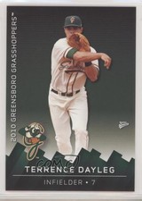 2010 MultiAd Sports Greensboro Grasshoppers Terrence Dayleg #18