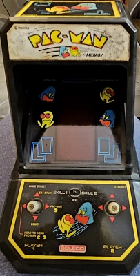 Juego arcade de mesa vintage Coleco 1981 Midway PAC-MAN probado/funciona Foto 1 de 4