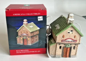 Americana General Store (LSX) 1990 Porcelain Collectible Lighted W/ Original Box - Picture 1 of 13