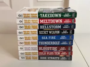 Lot of 9 Books Talon Force by Cliff Garnett Military War USAF USN Action Adventu - Picture 1 of 6