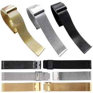 Cinturino 18mm acciaio maglia milanese per Garmin Vivoactive 4S 40mm WB1O - Zdjęcie 1 z 6