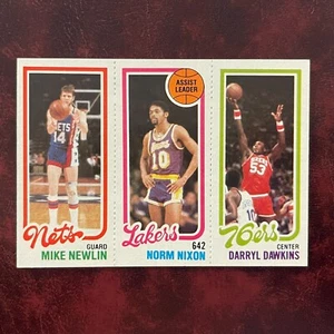 Juego Topps 1980-81 Darryl Dawkins Norm Nixon #180/134/159 76ers Lakers - casi nuevo/como nuevo+ - Imagen 1 de 2