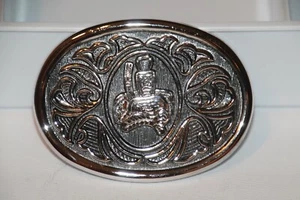 Avon Western Saddle Belt Buckle 1980 in box ornate  - Picture 1 of 4