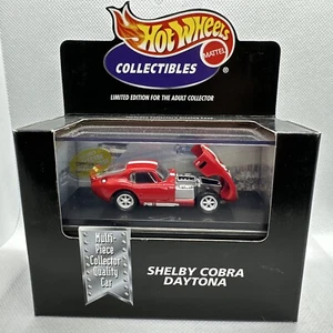 Hot Wheels Collectible Black Box Limited Edition Collection Shelby Cobra Daytona - Picture 1 of 6