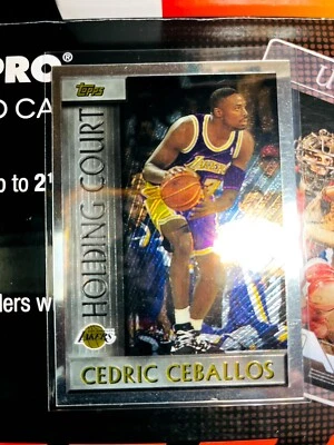 1996-97 Topps Holding Court #HC3 Cedric Ceballos Lakers V378 Foto 1 de 2