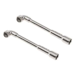 2 Pieces L-Type Angled Socket Wrench / Spanner with Thru Hole Metric 5.5mm