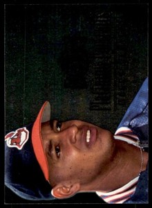 1996 Metal Universe Platinum Portraits #9 Manny Ramirez Cleveland Indians