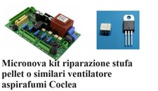 micronova kit riparazione stufa pellet o similari ventilatore aspirafumi coclea