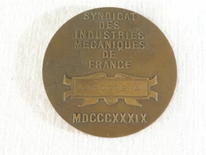 Medaille SYNDICAT DES INDUSTRIE MECANIQUES DE FRANCE de 1839 - Picture 1 of 5