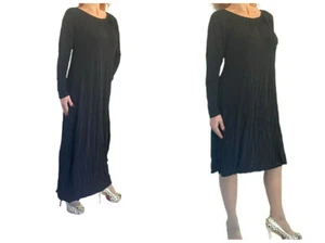 VINTAGE DIANE VON FURSTENBERG LONG SLEEVE MAXI GOWN ADJUSTABLE HEM DRESS 4 - Picture 1 of 12