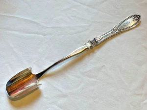 TIFFANY & CO / JOHN POLHAMUS "IONIC" 1860 STERLINGSILBER KÄSELAUFEL "R. O'G" - Bild 1 von 9