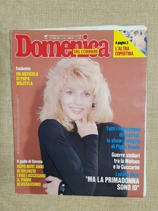 La Domenica del Corriere 1 ottobre 1987 Cuccarini Wojtila Piave Eastwood Pisapia - Picture 1 of 1
