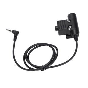 PTT Headset Adapter PTT Headset System Adapter Cold Resistant PU - Zdjęcie 1 z 12
