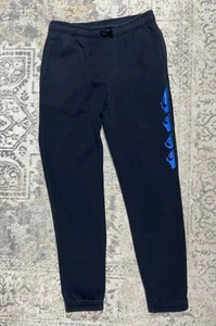 Quicksilver Elastic Waist Fleece Sweatpants Kids Size L Blue - Picture 1 of 7