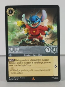 Stitch - Alien Troublemaker - Reign of Jafar - 200/204 - Rare - B - Picture 1 of 5