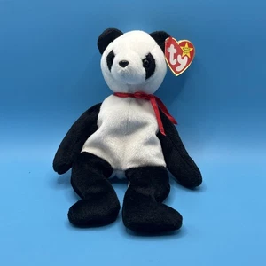 TY Beanie Baby - FORTUNE the Panda Bear - Picture 1 of 3