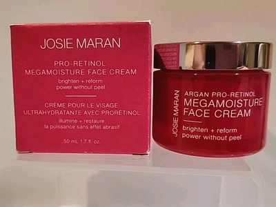 Josie Maran Pro-Retinol Megamoisture 面霜 1.7 液量盎司 ~ 全新/盒装正品 — 第 1/4 张图片