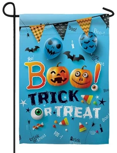 Boo Trick Sublimated Garden Flag - Imagen 1 de 1