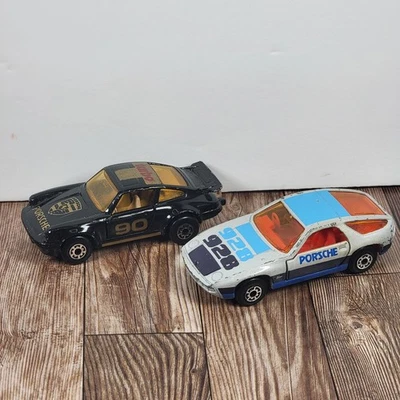 Lot Of 2 1970s Matchbox Porsche Diecast Toy Cars - Image 1 of 4