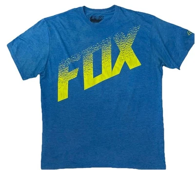 Camiseta Original FOX Regular Fit Talla Lg Niños Azul Gráfico De Colección Foto 1 de 4