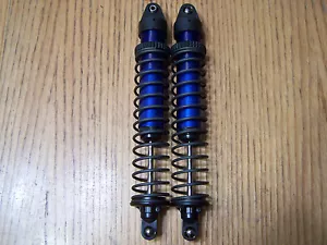 Se adapta a Traxxas 77086-4 8S X-Maxx amortiguador delantero trasero GTX azul aluminio 7761 7766 6S - Imagen 1 de 1