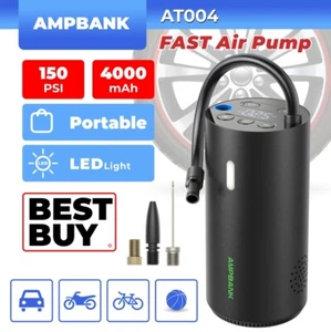 4000mAh Battery Rechargeable Car Tire Air Inflator Tyre Electric Pump Cordless - Picture 1 of 14