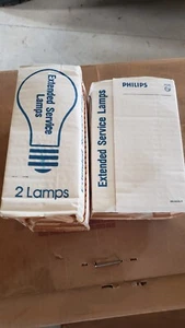 PHILIPS 200A/99 200 Watt A21 Drop Lite Ruff Service LongNeck Frost #28176 4-Pcs - Picture 1 of 3