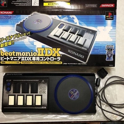 Used RU029-J2 KONAMI PS2 Beatmania II DX 2DX Dedicated Controller PlayStation 2 - Image 1 of 4