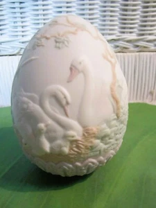 Lladro Egg Retired Limited Edition 1994 Porzellan Sammler Ei Schwan und Cygnets - Bild 1 von 8