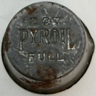 Vintage Pyroil Full 2 Oz Metal Tin Pour Cup Automobilia Car Repair Collection