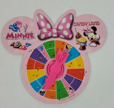Hasbro Disney Junior 2013 Minnie Mouse Candy Land jogo giratório peça de reposição - Imagem 1 de 4