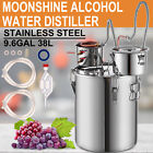 9.6Gal Moonshine Still Water Alcohol Distiller Stainless Steel Home Brewing Kit