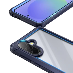 For Samsung Galaxy A36 5G Case Built-in Screen 2 Front Frame Clear Cover Blue - Picture 1 of 7