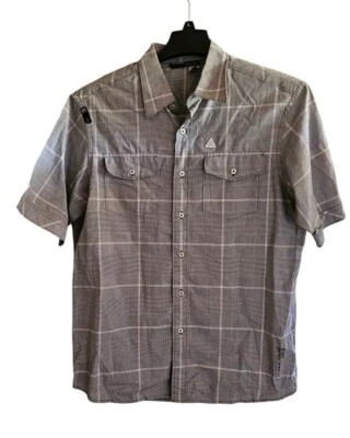 Rocawear Shirt Men's Medium Multicolor Plaid Short Sleeve Button Up - Image 1 of 4