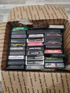 Atari 2600 30 Game Lot UnCleaned Untested Lot#E Keystone Kapers Tennis Alien - Picture 1 of 2