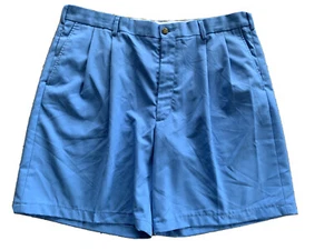 Pro Tour Golf Shorts Blue Mens 38 5 pocket Pleated EUC! - Picture 1 of 10