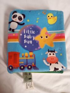 Little Tikes Little Baby Bum Soft Sided Baby Toddler Book Music Song 7x7” works