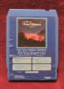The Rick Powell Singers Sweet Deliverance 8 Track Tape - Picture 1 of 2