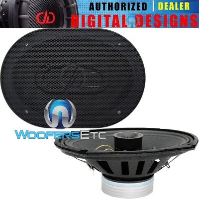 DD AUDIO VO-XN369-S2 6x9" PRO AUDIO 2-OHM 500W 2WAY BOAT CAR MOTORCYCLE SPEAKERS - Image 1 of 4