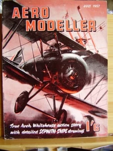 AEROMODELLER MODEL AIRCRAFT MAGAZINE 1957 JULY POGO CONVAIR XFY PLANS - Picture 1 of 2