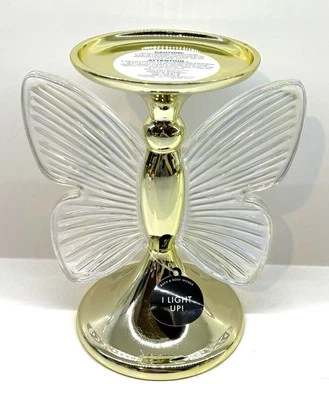 🦋SOPORTE VELA MARIPOSA ILUMINADA 3 mechas ~ Bath & Body Works🦋 Foto 1 de 2