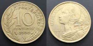 Coin France - 2000 - 10 centimes Marianne (N2097) - Picture 1 of 3
