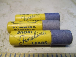 VTG Lot Sheaffers Super Smooth FIne line Leads 15c HB Lof of 3 H 15C L22 - Picture 1 of 3